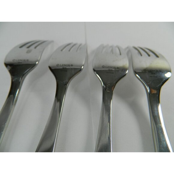 Lenox Butterfly Meadow Dinner Forks Set Of 4 In Great Condition Still Shiny! - Picture 10 of 11